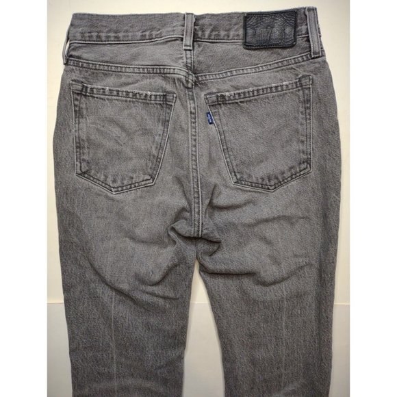 Levi's Made & Crafted Twig High Slim Black Jeans Charcoal Wash Women's 26 x 27 - Picture 5 of 9